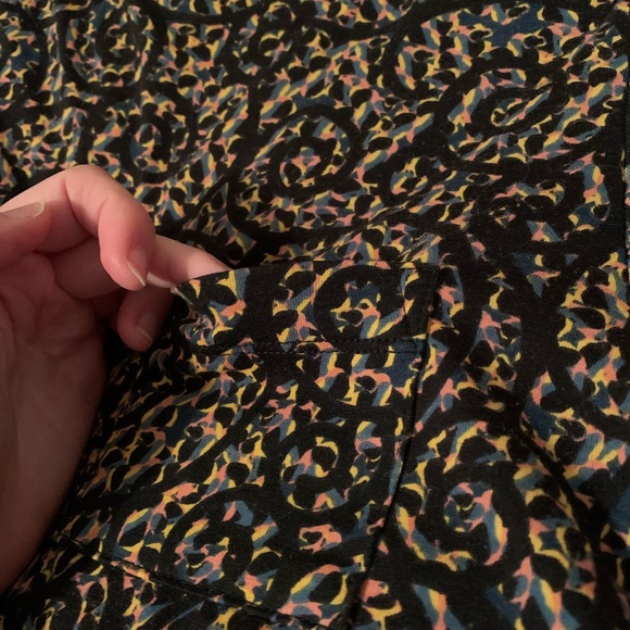 Lularoe XXS Carly dress, multicolor swirl pattern - Picture 7 of 8